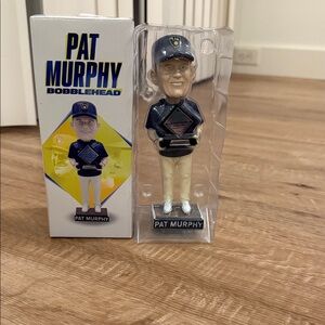 Pat Murphy Bobblehead with Blue and White Uniform